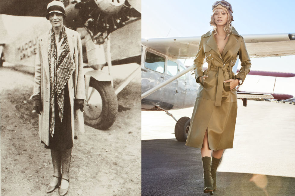 Bazaar dergisinin ilk kez yayınlandığı 1929 yılında Amelia Earheart röportajı yer alıyordu. Ünlü pilot, 'şık bir şekilde uçmayı' anlatmıştı.