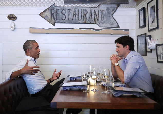 6- Justin Trudeau ve Barack Obama