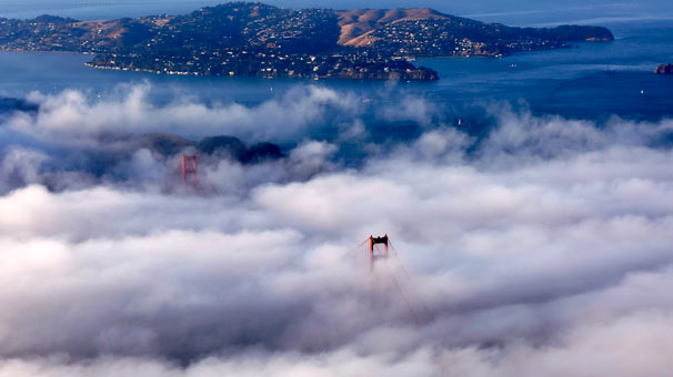 <strong>Golden Gate Köprüsü sis içinde - Tayfun Coşkun</strong>