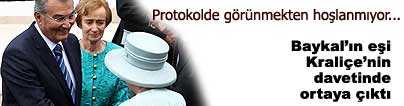 Olcay Baykal da resepsiyonda...