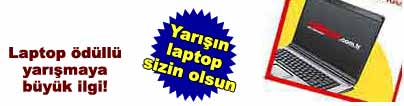 ��te �d�ll� laptop yar��mas�nda haftan�n birincisi...