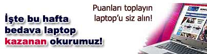 Bedava laptop kazan�n
