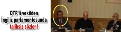 �ngiliz parlamentosunda talihsiz s�zler