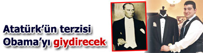 D�rd�nc� nesil terzi Levon Kordonciyan, Obama�ya �ok �zel smokin g�nderdi