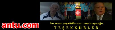 �Bu sezon ya�att�klar�n�z� unutmayaca��z. Te�ekk�rler�