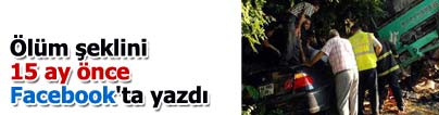 �l�m �eklini 15 ay �nce Facebook'ta yazd�