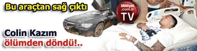 Fenerbah�eli futbolcu Kaz�m �l�mden d�nd�