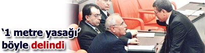 �1 metre yasa��� delindi ama korkulan olmad�!