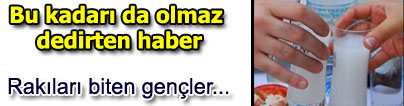 Rak�lar� bitince kolonya i�en 3 ki�i zehirlendi
