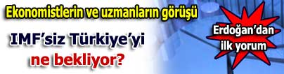 IMF'siz T�rkiye'yi ne bekliyor?