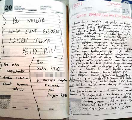 Terörist kızın mektubu ailesine ulaştırıldı!