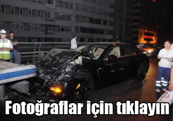Mecidiyek�y'de Porsche deh�eti : 5 yaral�.