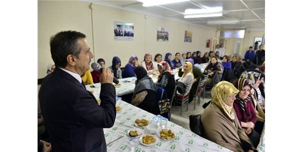 Tepebaşı Belediye Başkanı Ataç Belde Evlerinde Kadınlarla Bir Araya