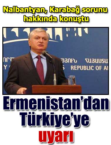Erivan: Türkiye Karabağ’a karışmasın