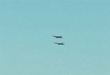 Savaş uçakları UFO'yu kovaladı!