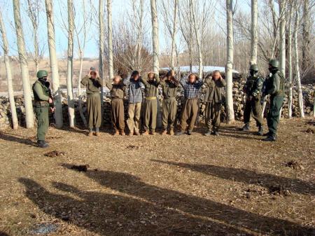 İşte PKK'lıların yakalandığı operasyonun görüntüleri
