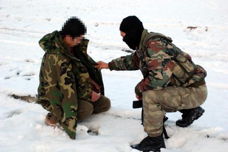 İşte PKK'lıların yakalandığı operasyonun görüntüleri