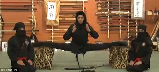 İranlı kadınlar Ninja oldu!