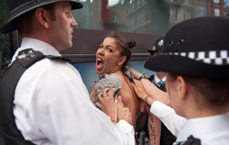 FEMEN'den olimpiyat protestosu