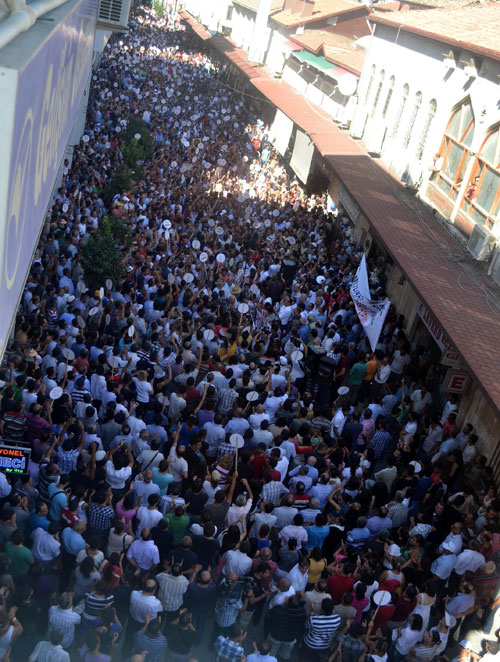 Hatay'da barış yürüyüşü