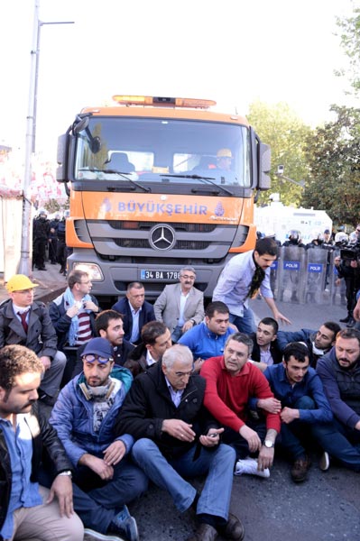 Beşiktaş'ta arbede, Mecidiyeköy'de gaz