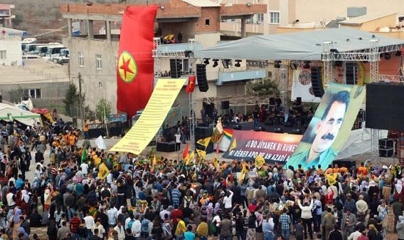 Şanlıurfada Öcalanın doğum günü kutlanıyor