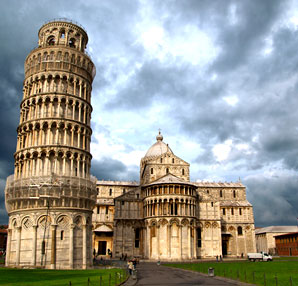 Pisa Kulesi ve kulenin eÄŸikliÄŸi! Pisa Kulesi ve kulenin eÄŸikliÄŸi!
