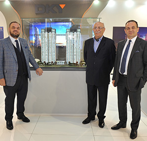 DKY İnşaat, 410 milyon TL'lik 'DKY SAHİL' ve 'DKY CADDE' projelerini Cityscape Turkey'de tanıttı