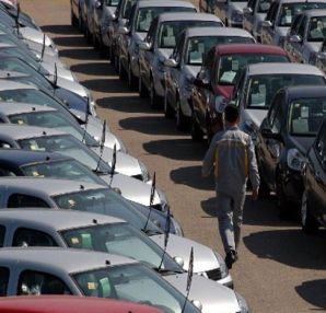 Otomobil pazarı ilk çeyrekte yüzde 2,75 daraldı