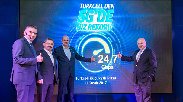 Turkcell 5G testinde 24 7 Gbit hıza ulaştı