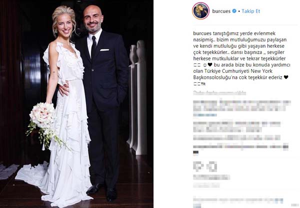 Son dakika: Burcu Esmersoy evlendi...