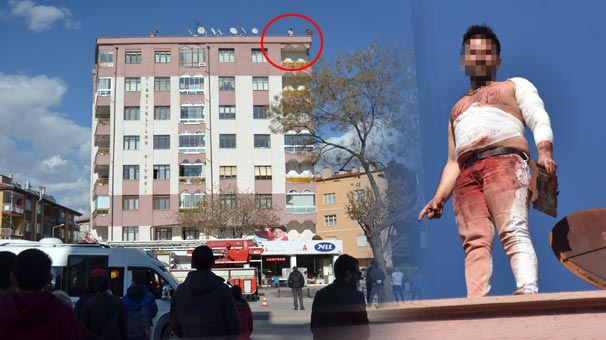 Konya'da korkunÃ§ olay! Sevgilisi terk edince Ã§atÄ±ya Ã§Ä±ktÄ± ve...