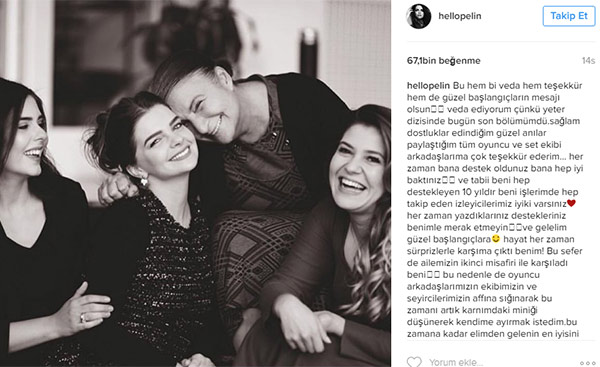 Pelin Karahan'dan duygusal veda