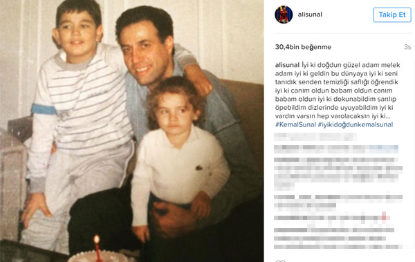 Ali Sunal'dan duygulandıran 'Kemal Sunal' paylaşımı