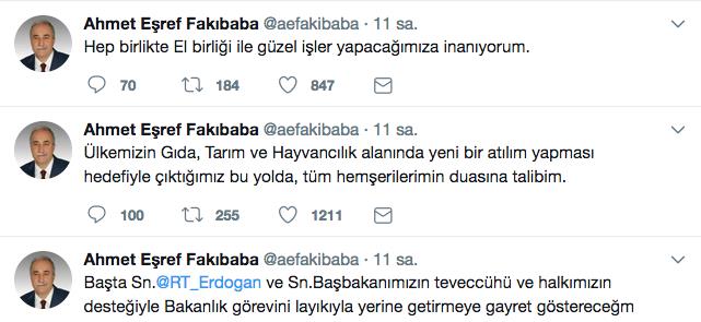 Fakıbaba'nın attığı Tweet çok konuşuldu