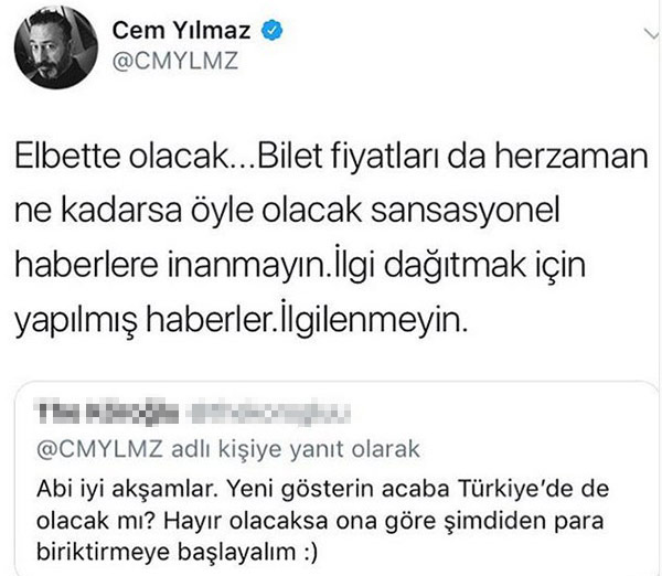 Cem Yılmaz: Sansasyonel haberlere inanmayın - Resim : 1