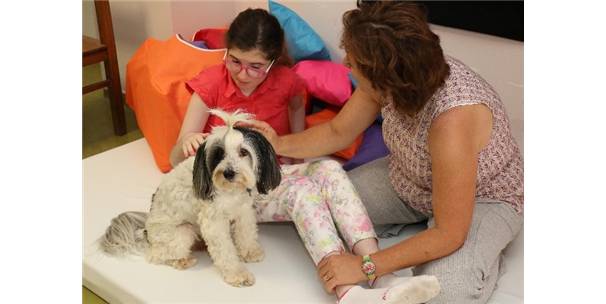 Engelli Çocuklar İçin Köpekle Terapi