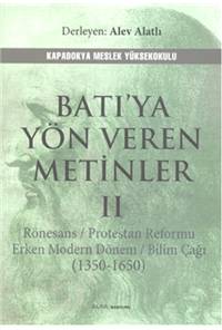 Batı'ya Yön Veren Metinler II