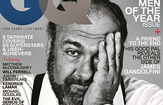 GQ James Gandolfini'yi yılın erkeği seçti