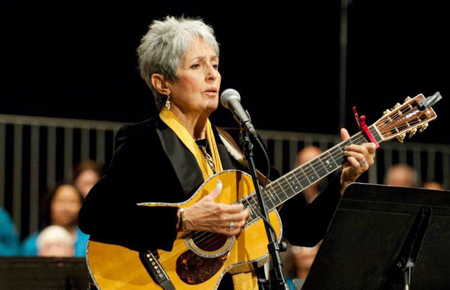 Joan Baez'den direnişçilere mesaj var!