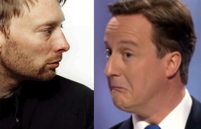 Thom Yorke: Cameron'u dava ederim