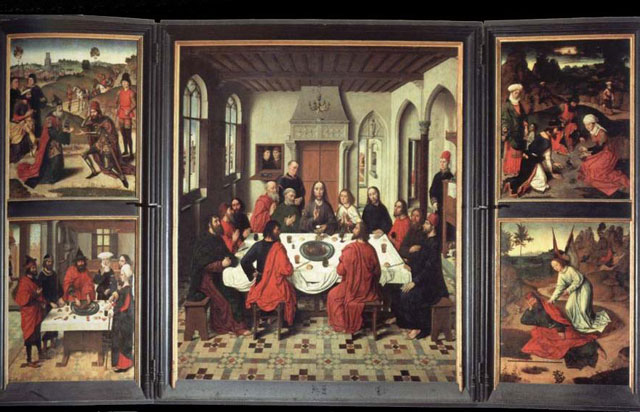 “Son Yemek – Last Supper Altarpiece” / Dieric Bouts