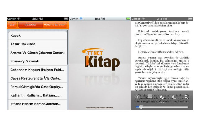 TTNET'in e-kitap platformu mobilde