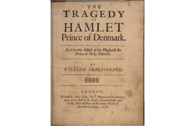 Shakespeare'in 450. yaşında 45 Hamlet