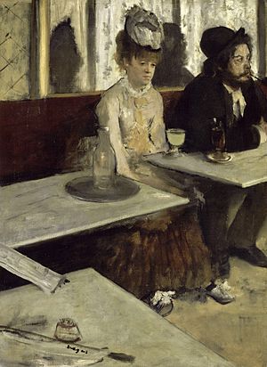L’Absinthe / Edgar Degas 