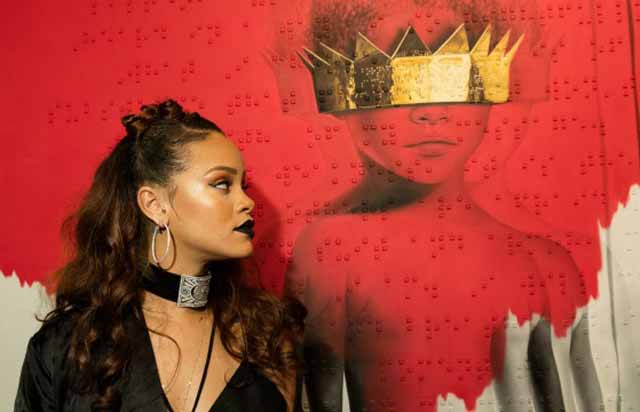 Rihanna yeni albümü ‘Anti’nin görselini paylaştı