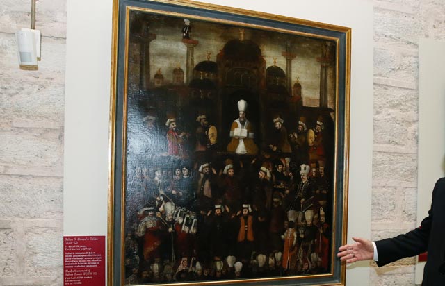 'Genç Osman' padişah portreleri arasında
