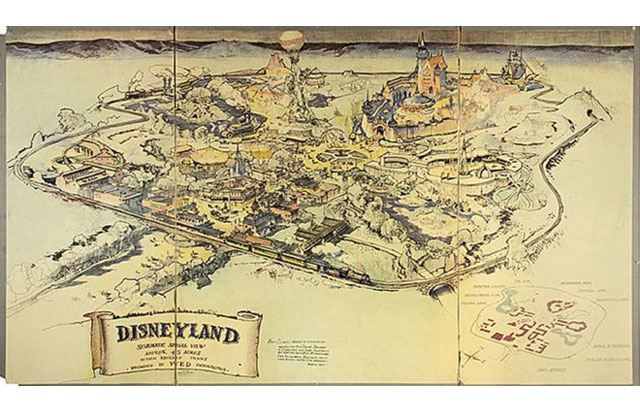 İlk Disneyland haritasına 708 bin dolar