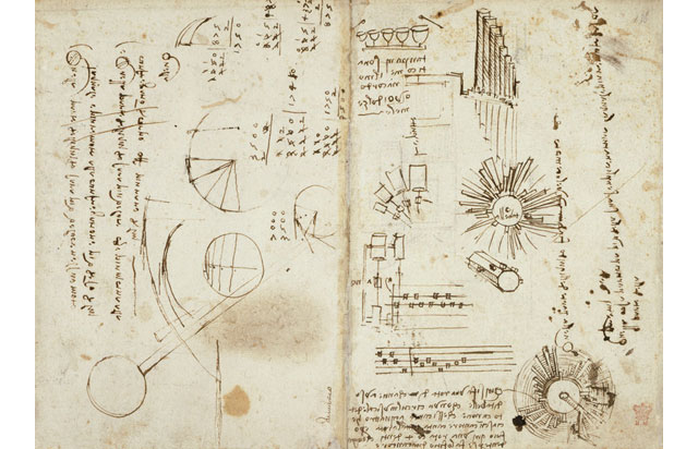 Leonardo Da Vinci’nin not defteri artık internette