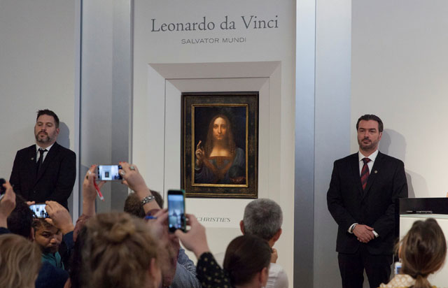 Da Vinci'nin İsa portresi müzayedede
